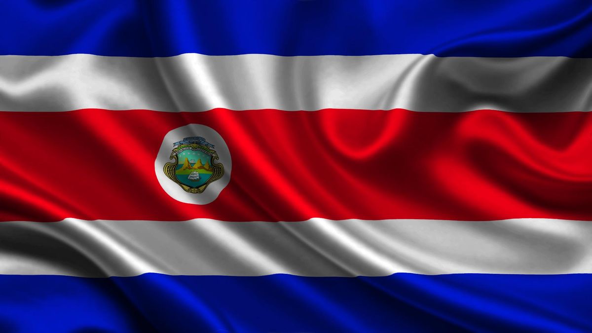 Bandera Costa Rica